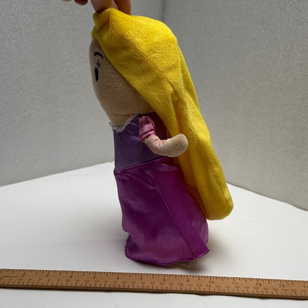 Tangled’s Rapunzel Princess Doll plush with Yellow Hair and Purple Dress - Picture 6 of 9
